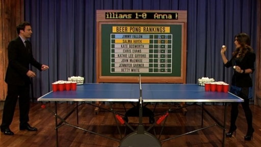 Beer Pong vs. Salma Hayek