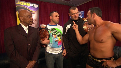 Santino Marella and Vladimir Kozlov Talk to SmackDown General Ma Video