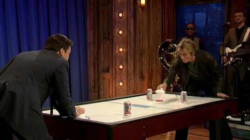 Air Hockey with Denis Leary