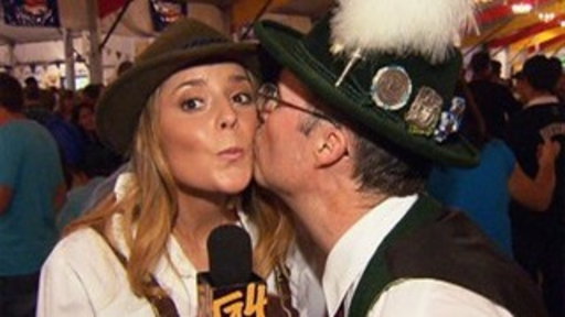 Grace Helbig Dances at Oktoberfest Video