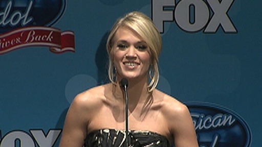 Carrie Underwood 'Gives Back' On 'Idol' Video