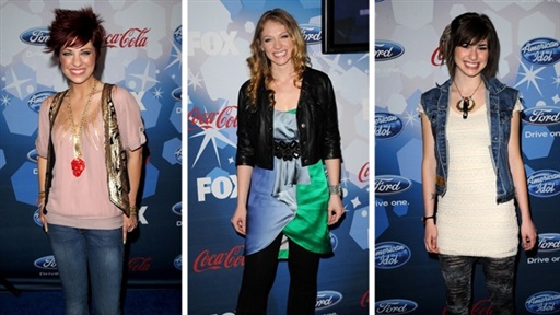 'American Idol' Top 12 Party: Lacey Brown, Didi Benami & Siobhan Video