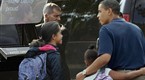 Onion News Network: Obama's Home Teleprompter Malfunctions During Family Dinner