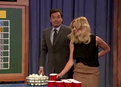 Late Night With Jimmy Fallon : Beer Pong Vs. Kate Bosworth