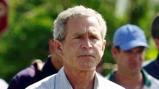 Bush Tours America To Survey Damage Caused By His Disastrous Pre
