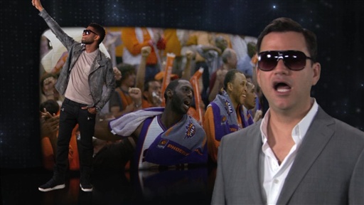 Benchwarmers: Usher and Jimmy Kimmel