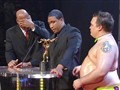 WWE Monday Night Raw - Abraham Washington&sbquo;  WWE Hall of Famer Tony Atlas and Big Dick Johnson Present the “Oh My” Moment of the Year.