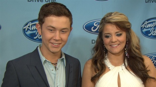 Lauren Alaina & Scotty McCreery Battle It Out On 'American Idol' Video