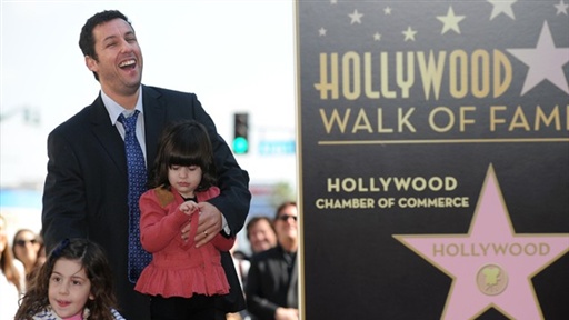 Adam Sandler Nabs a Star on the Hollywood Walk of Fame