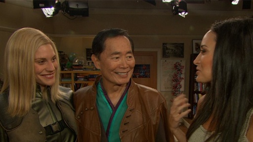 Katee Sackhoff & George Takei Battle It Out On 'The Big Bang The Video