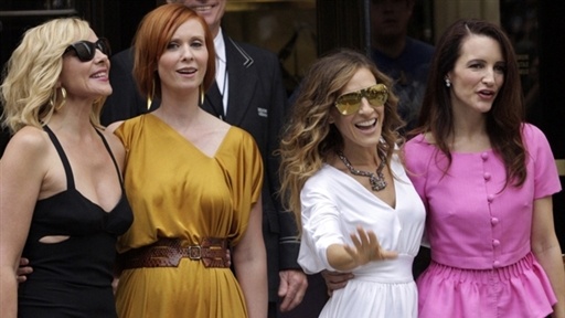 On the Set of 'Sex & The City 2': The Fab Four Reunite