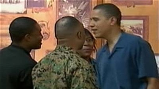 Obama Surprises Marines in Hawaii
