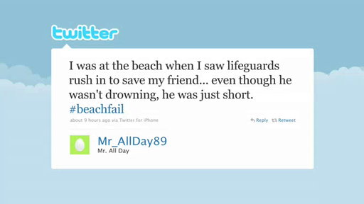 Hashtags: Beach Fail