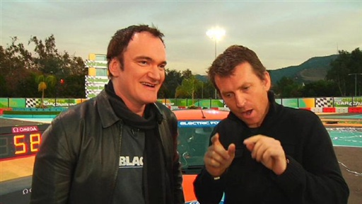 Quentin Tarantino Post-Race
