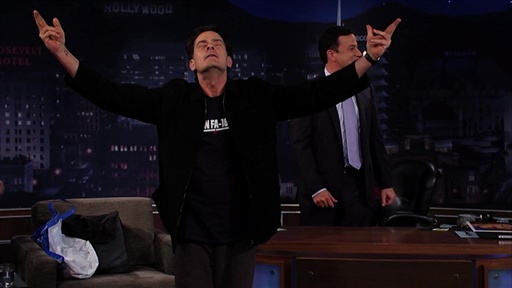 Charlie Sheen and Mark Cuban