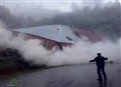 Landslide Topples Turkish Home picture